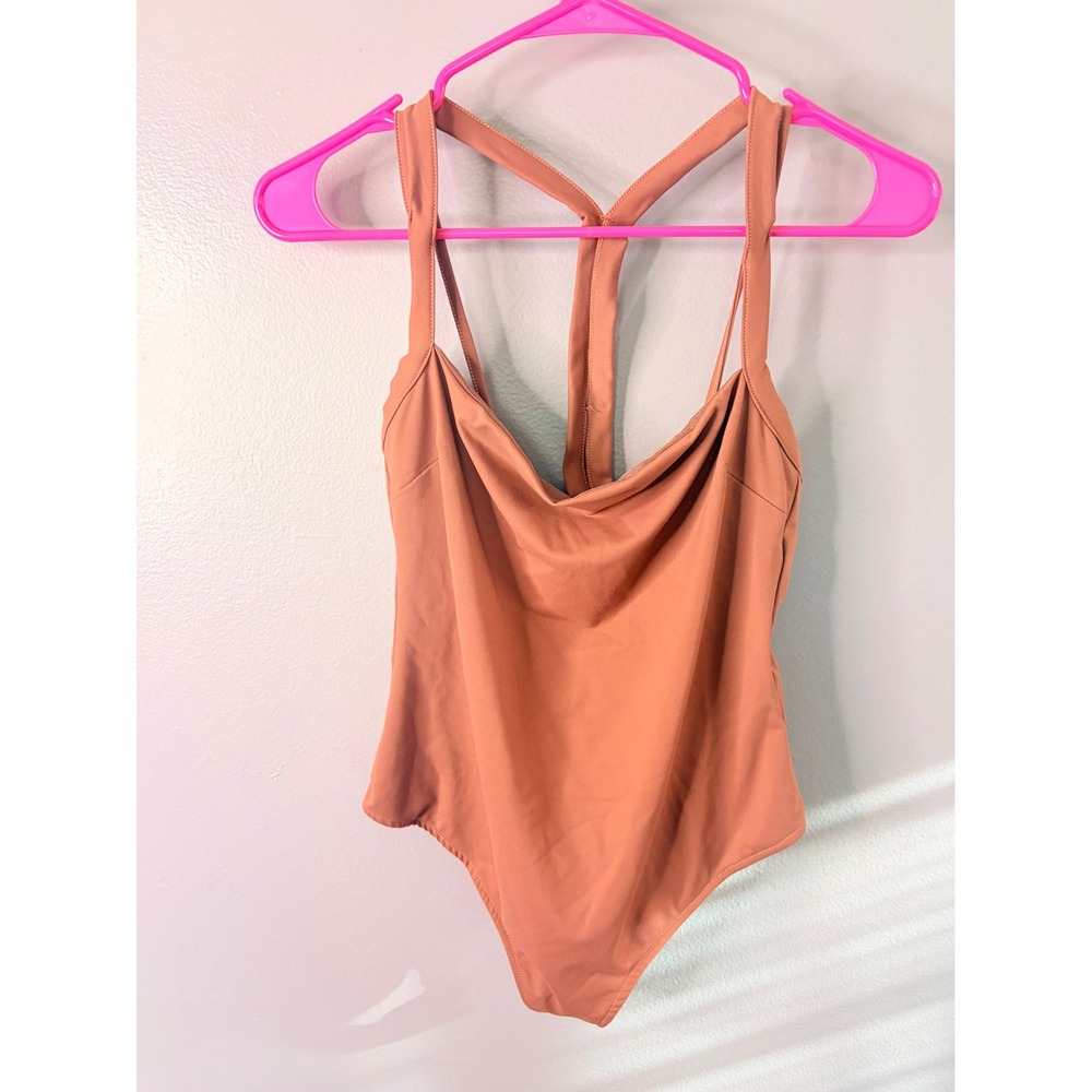 Intimately‎ Free People One Piece T-Back Bathing Suit Maple Red Size M NEW
